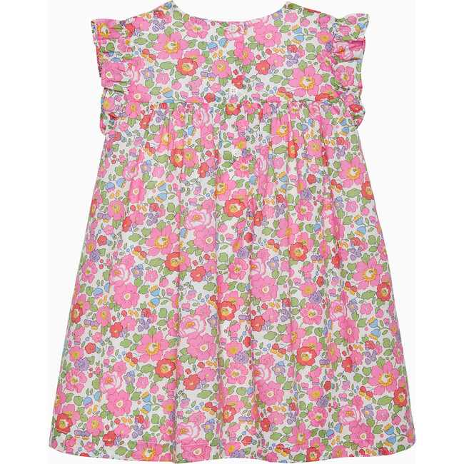Little Liberty Print Betsy Ruffle Dress, Pink Betsy - Dresses - 2