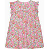 Little Liberty Print Betsy Ruffle Dress, Pink Betsy - Dresses - 2