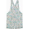 Little Liberty Print Atticus Bib Short, Blue Bugs - Rompers - 2