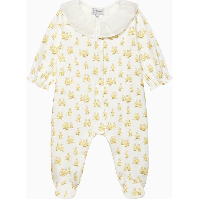 Little Delilah Duck All In One, White