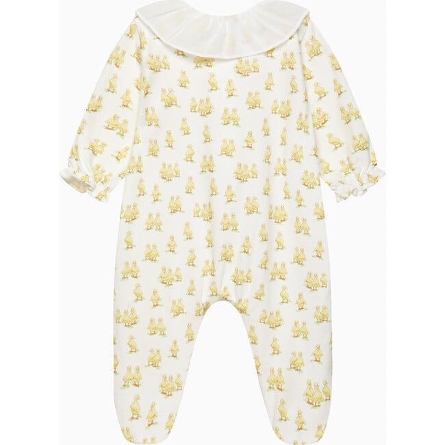 Little Delilah Duck All In One, White - One Pieces - 2