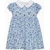 Little Catherine Smocked Dress, Blue Floral - Dresses - 1 - thumbnail