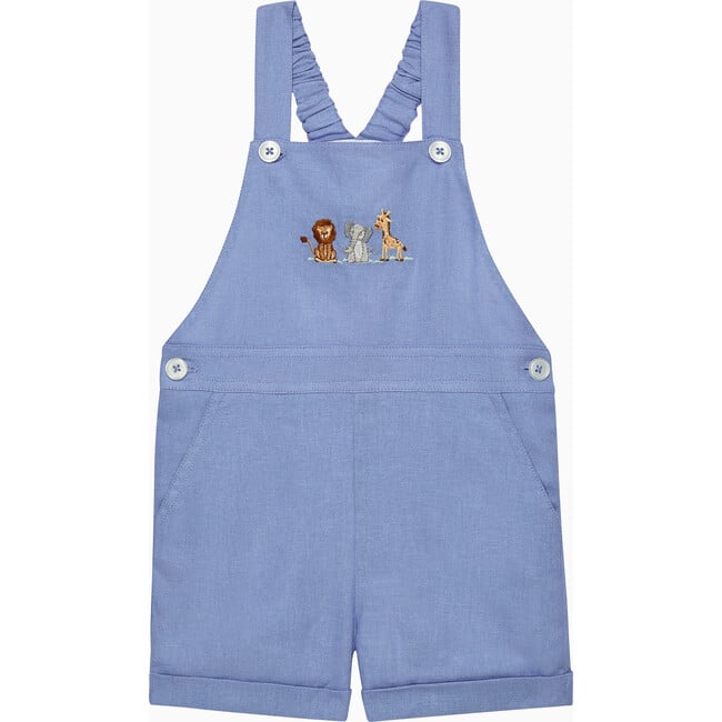 Little Atticus Augustus & Friends Bib Short, French Blue