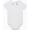 Little  Duck And Bunny Embroidered Body, White - One Pieces - 1 - thumbnail