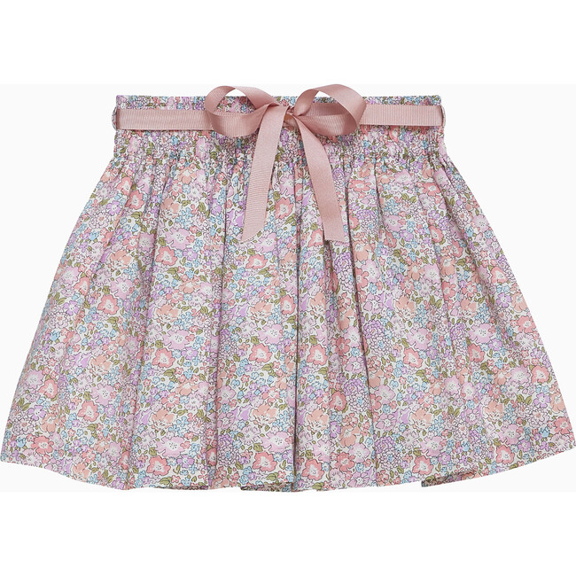 Liberty Print Michelle Ribbon Skirt, Pink