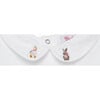 Little  Duck And Bunny Embroidered Body, White - One Pieces - 3