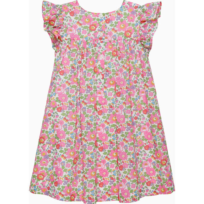 Liberty Print Betsy Ruffle Dress, Pink Betsy - Dresses - 2