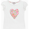 Liberty Print Betsy Heart Jersey Top, Pink Betsy - Blouses - 1 - thumbnail