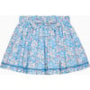 Liberty Print Betsy Bow Skirt , Blue Betsy - Skirts - 1 - thumbnail