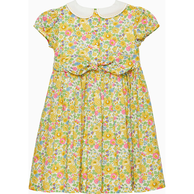 Liberty Print Betsy Dress, Yellow Betsy - Dresses - 2