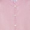 Heart Button Cardigan, Pale Pink - Cardigans - 3