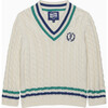 Cricket Sweater, Ecru - Sweaters - 1 - thumbnail
