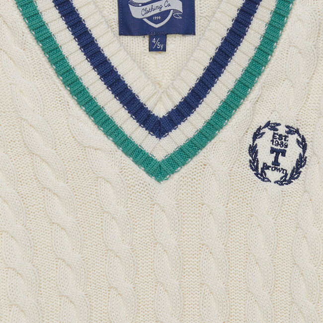 Cricket Sweater, Ecru - Sweaters - 3