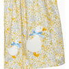 Floral Bloom Duck Dress, Lemon & Blue Floral - Dresses - 3