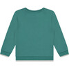 DJ Headphones Crew Neck Pullover Sweatshirt, Turquoise - Sweatshirts - 2