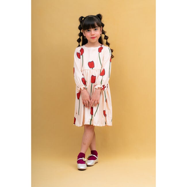 Red Tulipan Lovely Dress - Dresses - 2