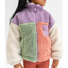 Color Block Fleece Jacket, Pastels - Fleece & Sherpa Jackets - 3