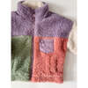 Color Block Fleece Jacket, Pastels - Fleece & Sherpa Jackets - 5