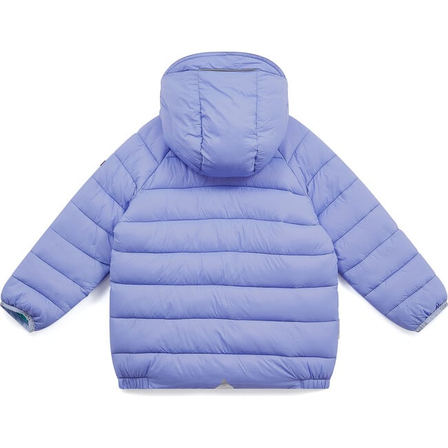 Pack-A-Way Mountain Zipper Hooded Puffer Jacket, Lavender - Jackets - 2