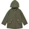 All Season Waterproof Zipper Hooded Raincoat, Sage Green - Raincoats - 1 - thumbnail