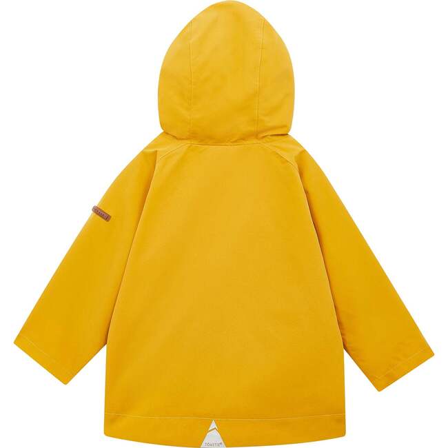 All Season Waterproof Zipper Hooded Raincoat, Sunny Yellow - Raincoats - 3