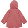 All Season Waterproof Zipper Hooded Raincoat, Dusky Pink - Raincoats - 4