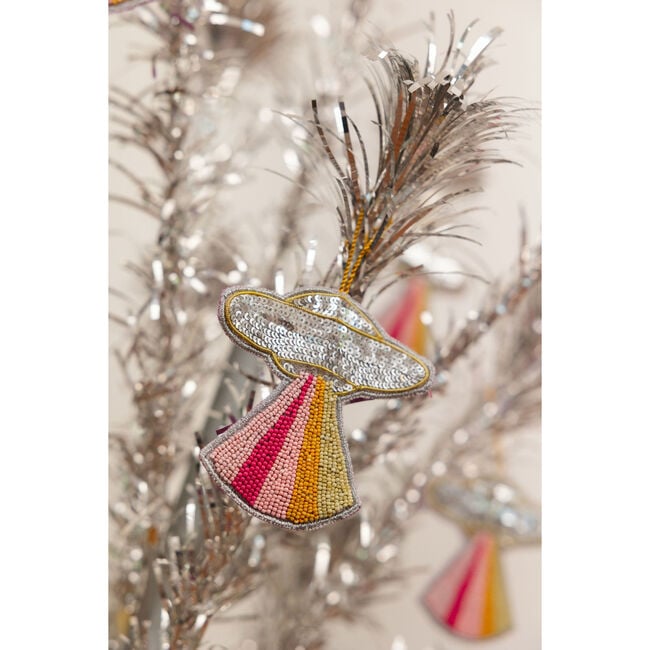 UFO And Eye Duo Beaded Ornament, Multicolors - Ornaments - 3