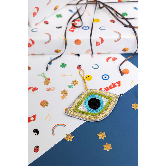 UFO And Eye Duo Beaded Ornament, Multicolors - Ornaments - 4