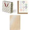 Heart Charms Gift Wrap Bag Bundle, Multicolors - Paper Goods - 1 - thumbnail