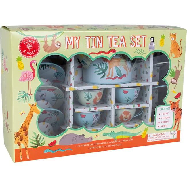 Jungle 14pc Tea Set - Role Play Toys - 4