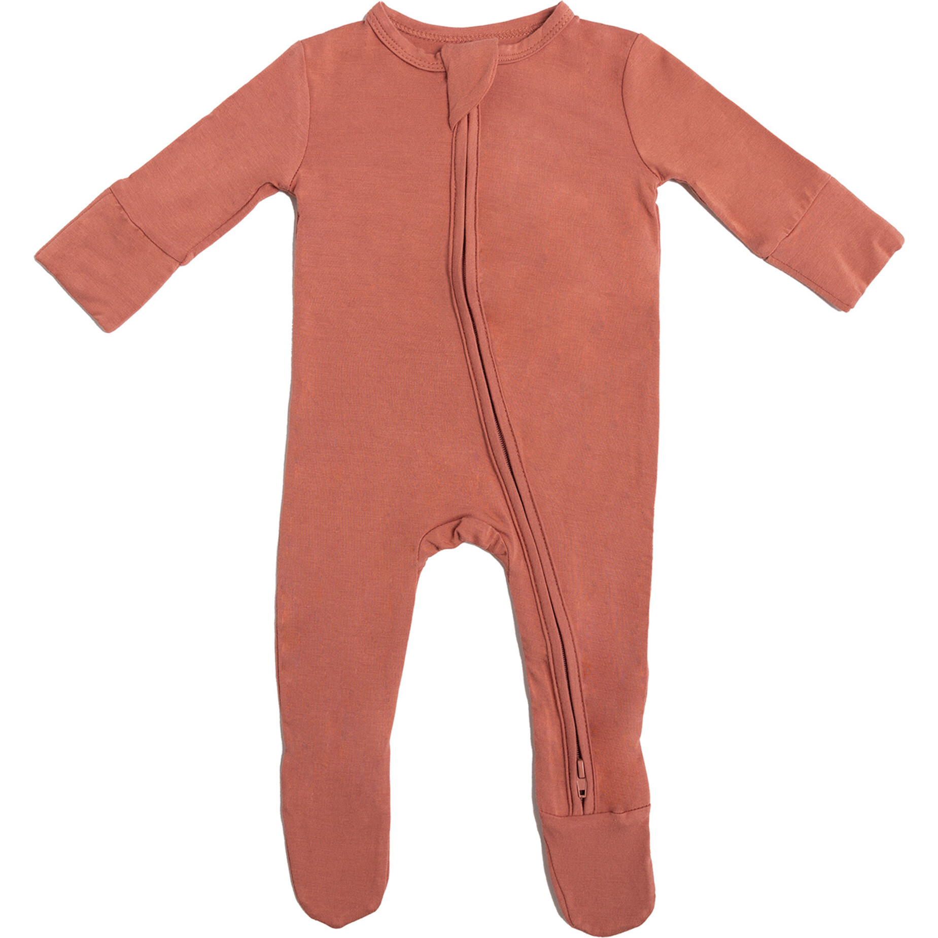 Zip Footie, Sailing Red - Footie Pajamas - 1