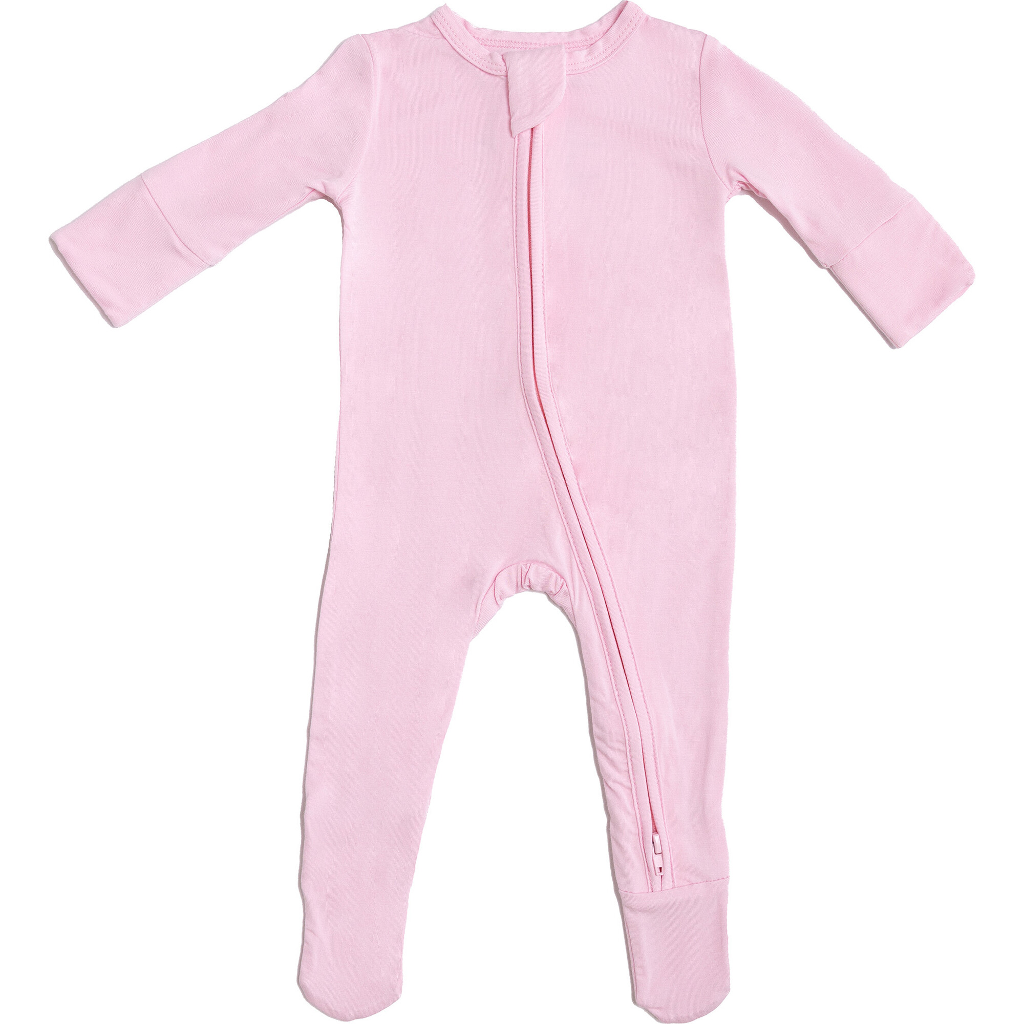 Zip Footie, Nantucket Rose - Footie Pajamas - 1