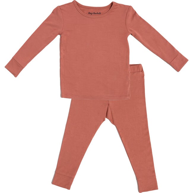 Two-Piece Pajamas Set, Sailing Red