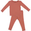 Two-Piece Pajamas Set, Sailing Red - Pajamas - 1 - thumbnail