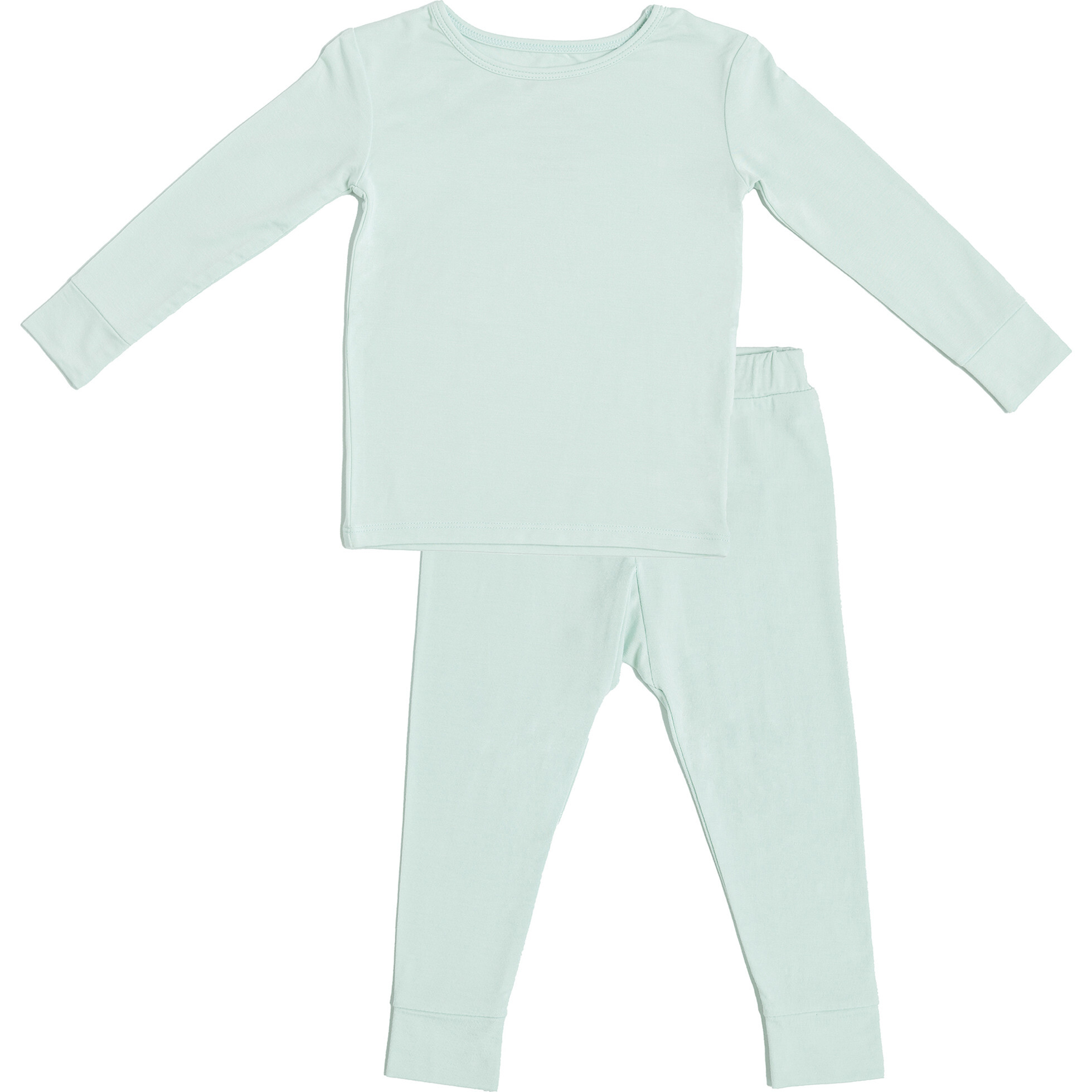 Two-Piece Pajamas Set, Coastal Sage - Pajamas - 1