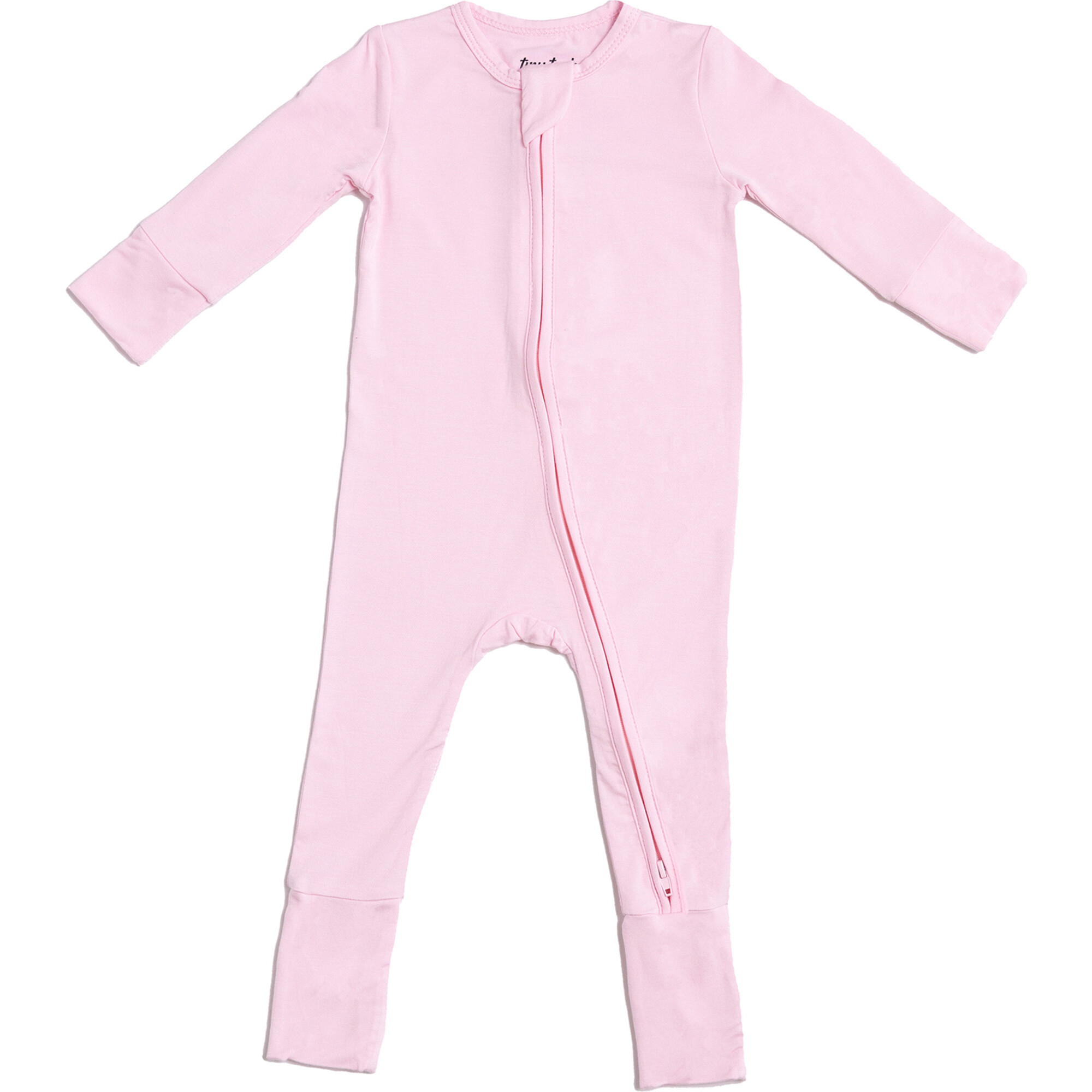 Convertible Zip Footie, Nantucket Rose - Footie Pajamas - 1