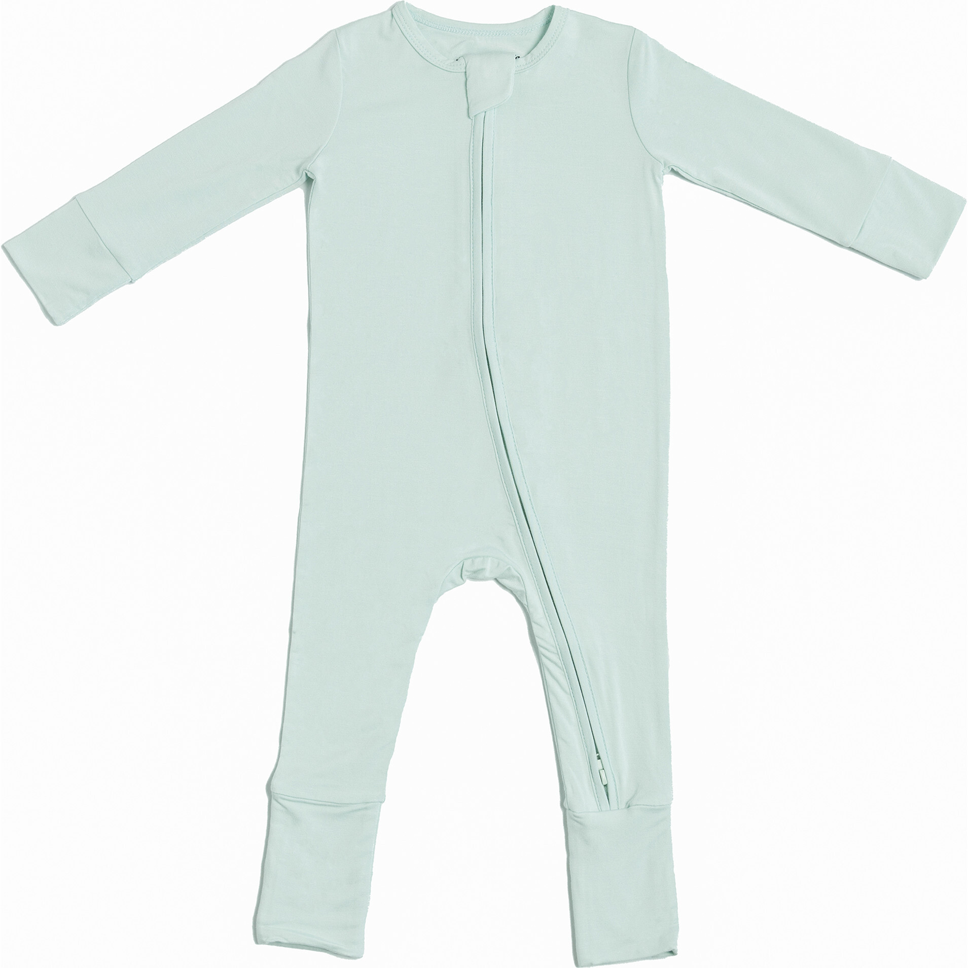 Convertible Zip Footie, Coastal Sage - Footie Pajamas - 1