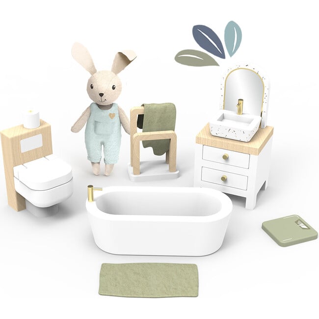 Doll House Bathroom set incl. 1 character