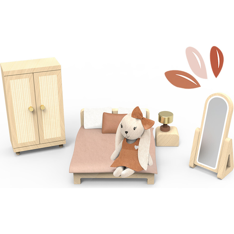 Doll House Bedroom set incl. 1 character - Developmental Toys - 1