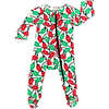 Zippered Footed Onesie, Holiday Lights - Onesies - 1 - thumbnail