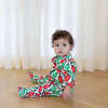 Zippered Footed Onesie, Holiday Lights - Onesies - 5