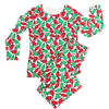 Women's Long Sleeve Pajamas, Holiday Lights - Pajamas - 1 - thumbnail