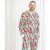 Men's Long Sleeve Pajamas, Holiday Lights - Pajamas - 2