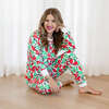 Women's Long Sleeve Pajamas, Holiday Lights - Pajamas - 6