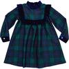 Nora Dress, Blackwatch Plaid - Dresses - 1 - thumbnail