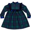 Nora Dress, Blackwatch Plaid - Dresses - 5