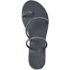 Women's Raissa Vegetable Tanned Leather Sandal, Black Crystal - Sandals - 2