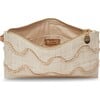 Women's Irma Straw Zip Closure Pouch Wristlet Bag, Natural - Bags - 2