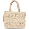 Women's Amina Straw Handle Mini Tote Bag, Natural - Bags - 1 - thumbnail