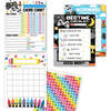 Video Game Kids Chore Chart, Reward Sticker Charts & Day-N-Night Routine Chart Bundle, Multicolors - Paper Goods - 1 - thumbnail